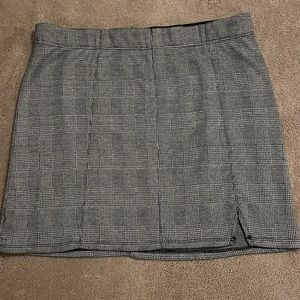 JOLT checkered mini skirt